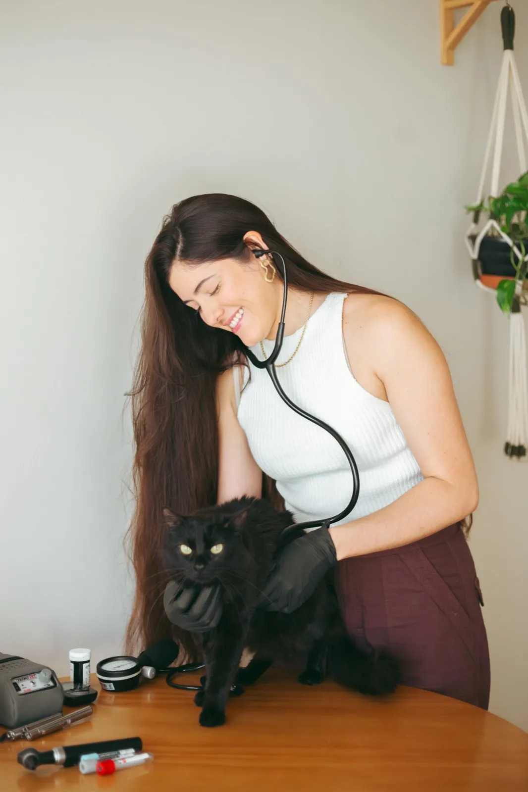 Dra. Clara Gomez Scarpelli, médica-veterinária, CRMV-MG 34698, atendimento exclusivo a gatos